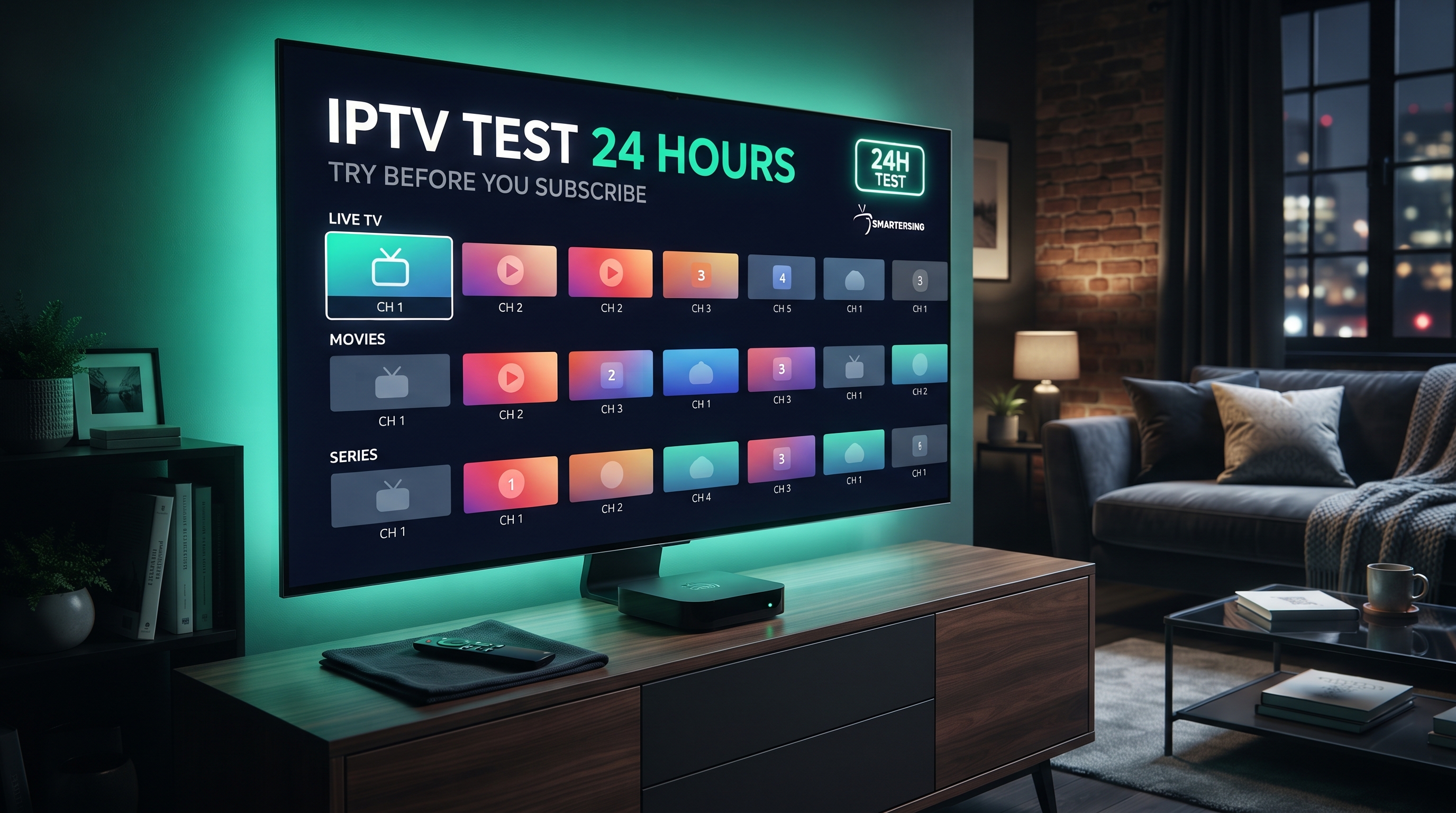 IPTV test 24 hours UK